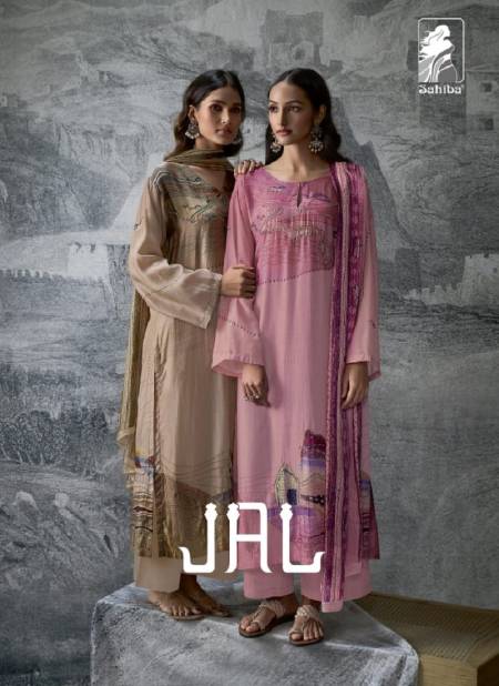 Jal By Sahiba Muslin Printed Dress Material Wholesale Suppliers In Mumbai Catalog